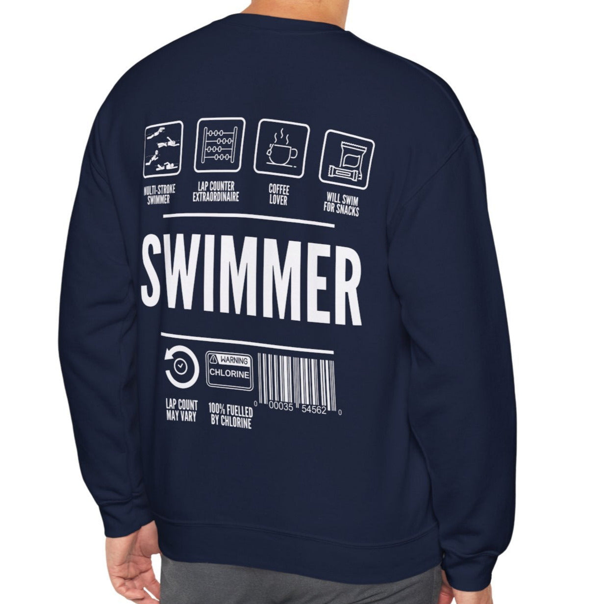 Swimmer Care Label Poolside Pullover