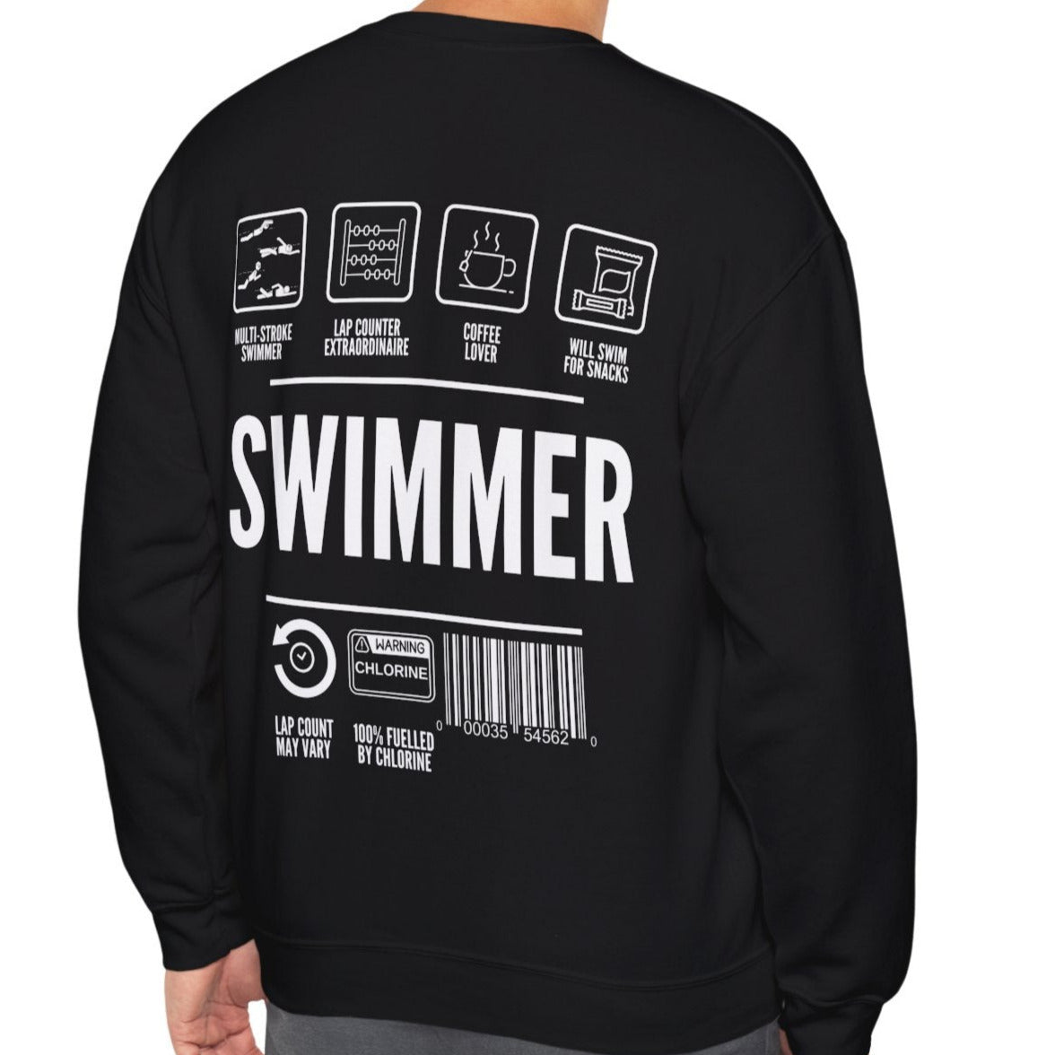 Swimmer Care Label Poolside Pullover