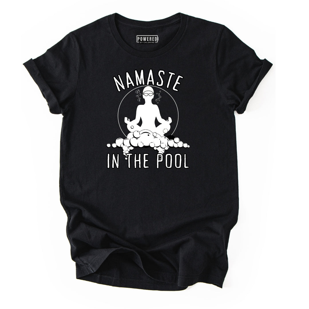 Namaste In The Pool Unisex Tee
