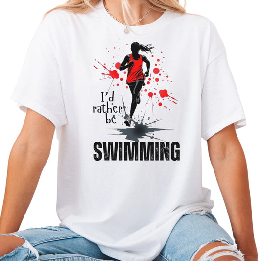 I’d Rather Be Swimming Unisex T-shirt