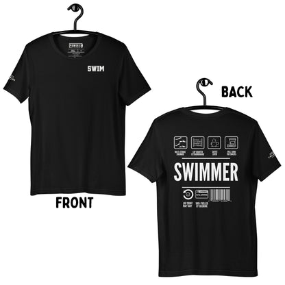 Swimmer Care Label 2BAK Unisex t-shirt