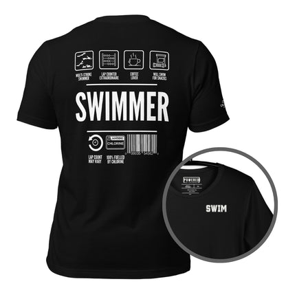 Swimmer Care Label 2BAK Unisex t-shirt