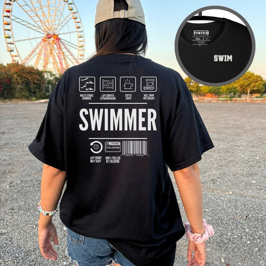 Swimmer Care Label 2BAK Unisex t-shirt