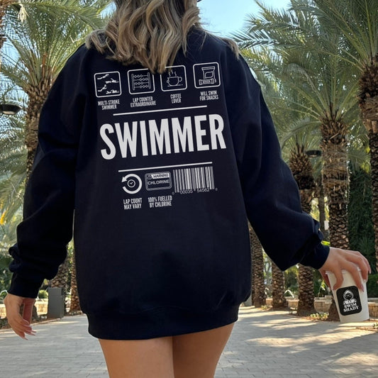 Swimmer Care Label Poolside Pullover